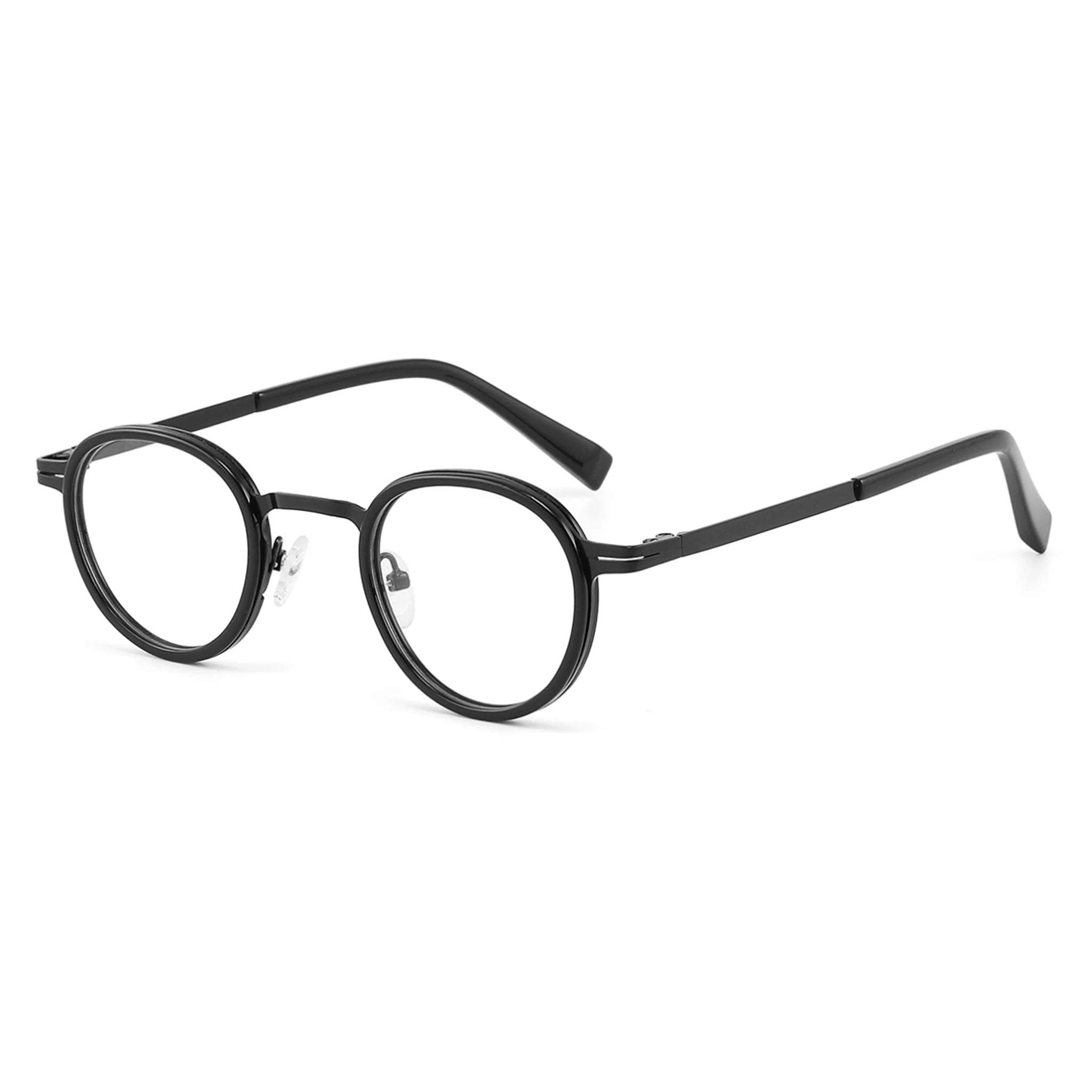 Round Acetate & Metal Optical Frames JT-GL8835 - Joyiris Eyewear
