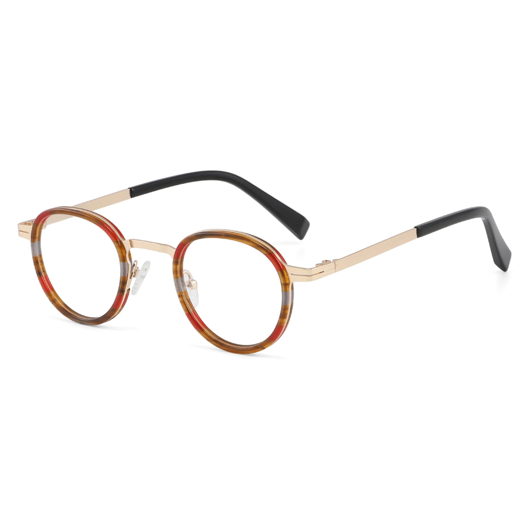 Round Acetate & Metal Optical Frames JT-GL8835 - Joyiris Eyewear