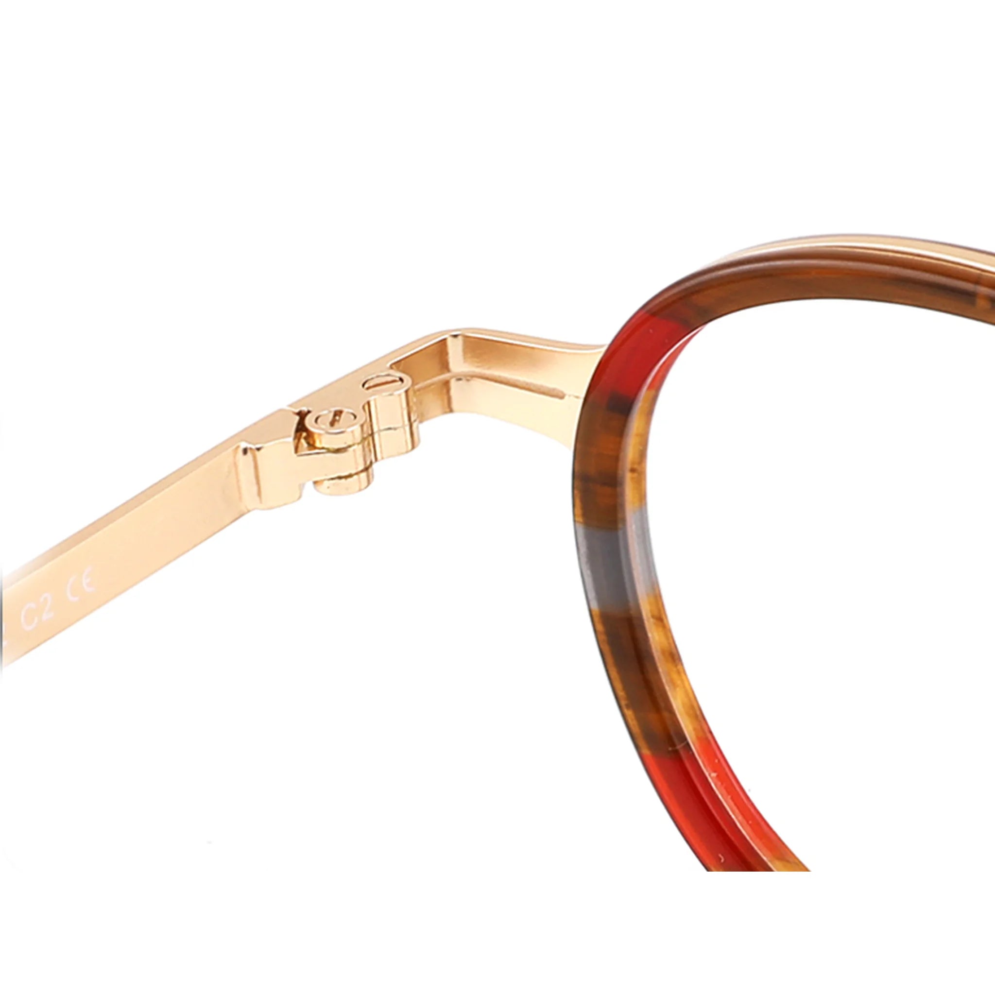 Round Acetate & Metal Optical Frames JT-GL8835 - Joyiris Eyewear
