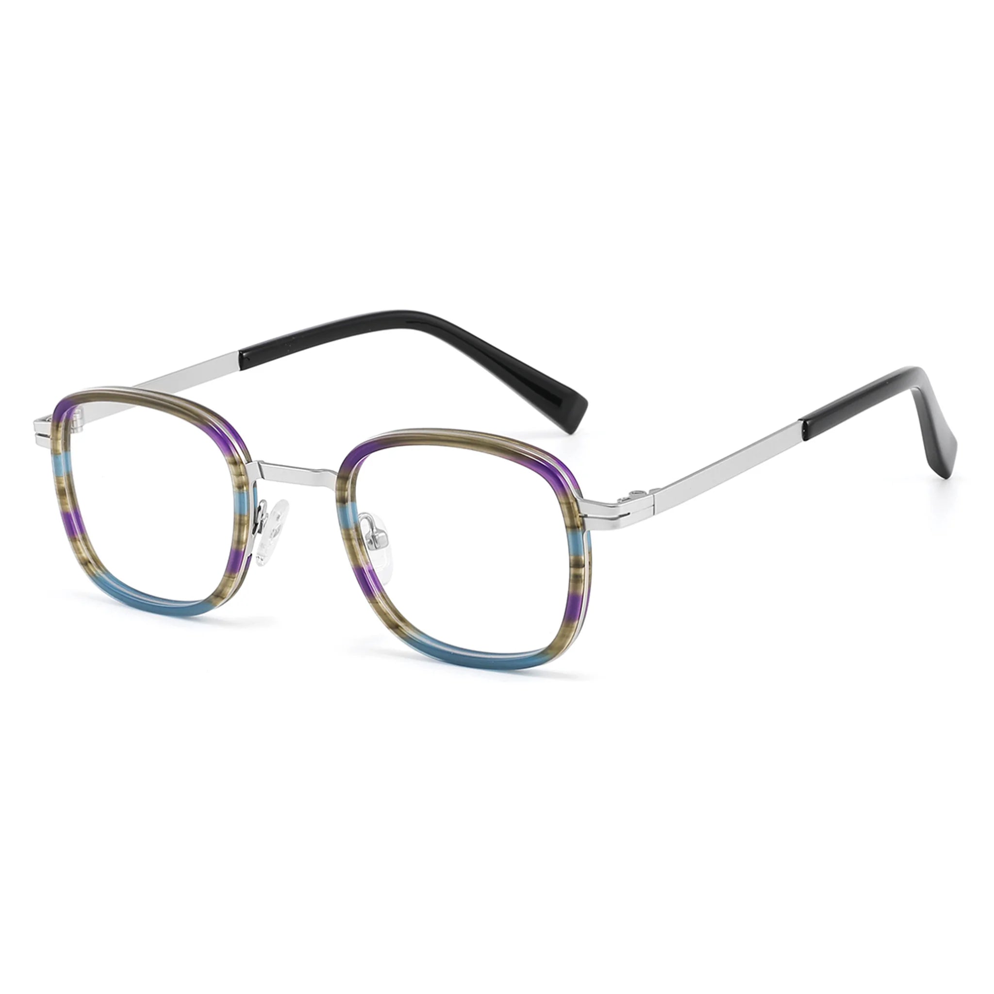 Square Acetate & Metal Optical Frames JT-GL8838 - Joyiris Eyewear