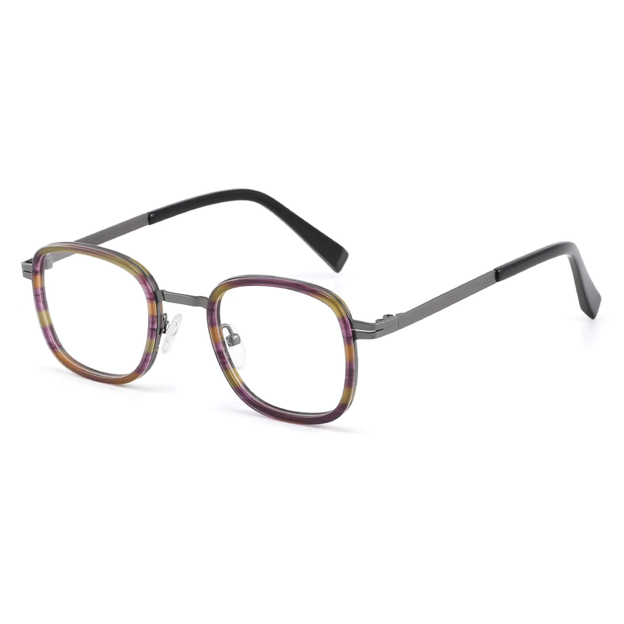 Square Acetate & Metal Optical Frames JT-GL8838 - Joyiris Eyewear