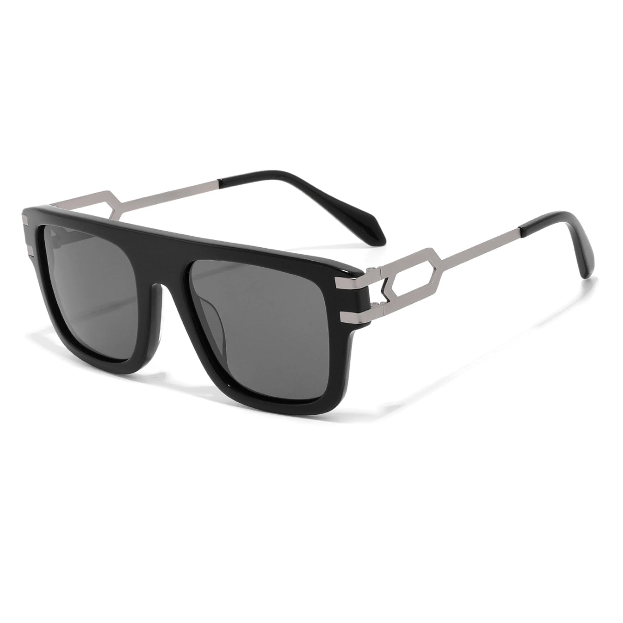 Square Acetate & Metal Sunglasses JT-GLT6674 - Joyiris Eyewear