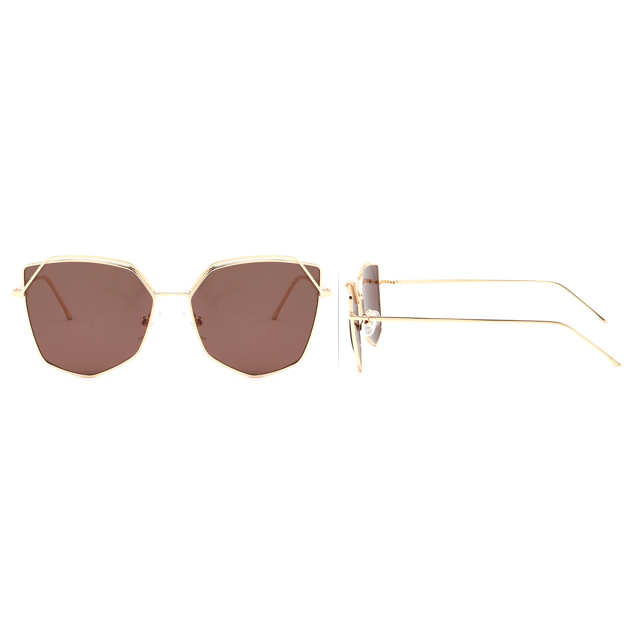 Geometric Metal Sunglasses JT-GLT8614 - Joyiris Eyewear