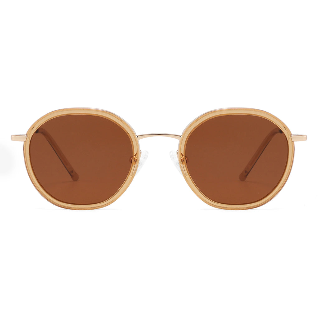 Oval Acetate & Metal Sunglasses JT-GLT8988 - Joyiris Eyewear