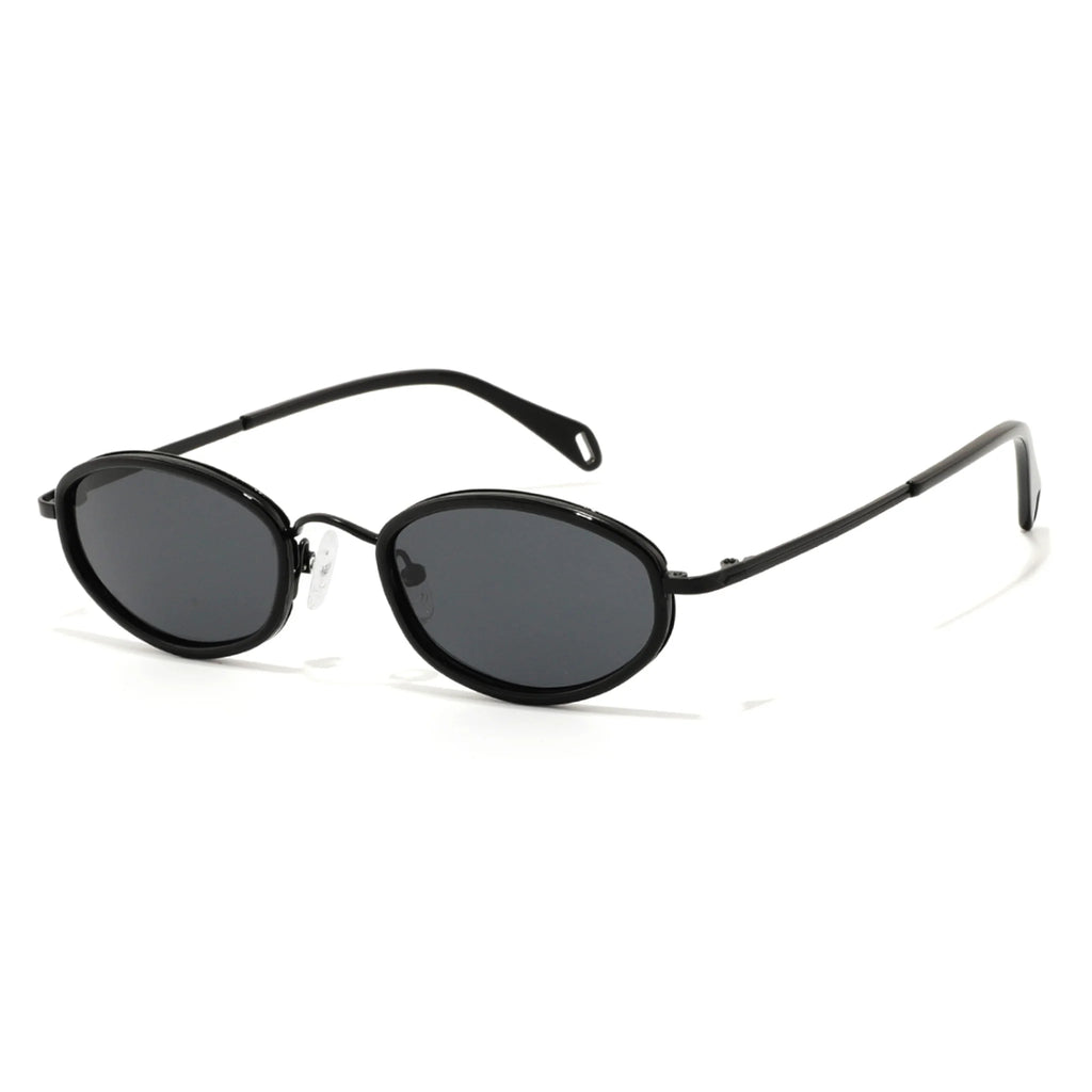 Oval Acetate & Metal Sunglasses JT-GLT9049 - Joyiris Eyewear