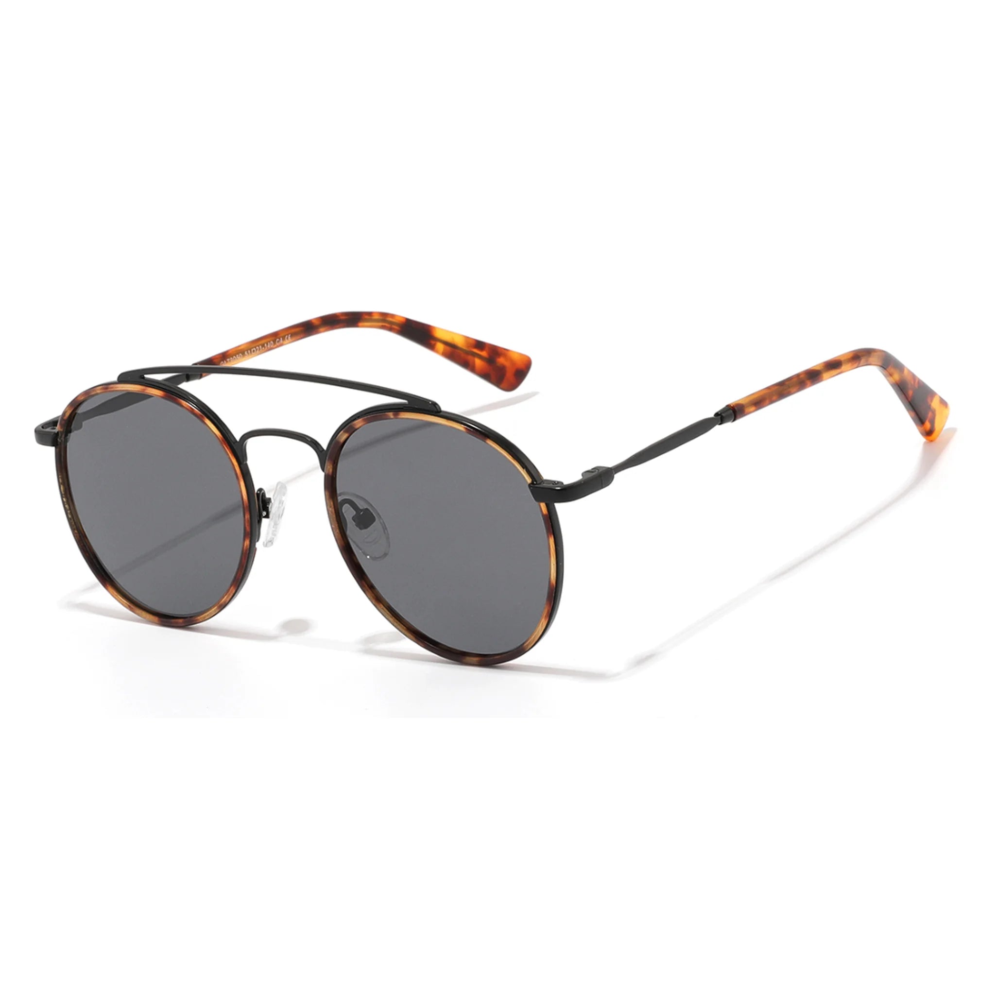 Round Acetate & Metal Sunglasses JT-GLT9050 - Joyiris Eyewear