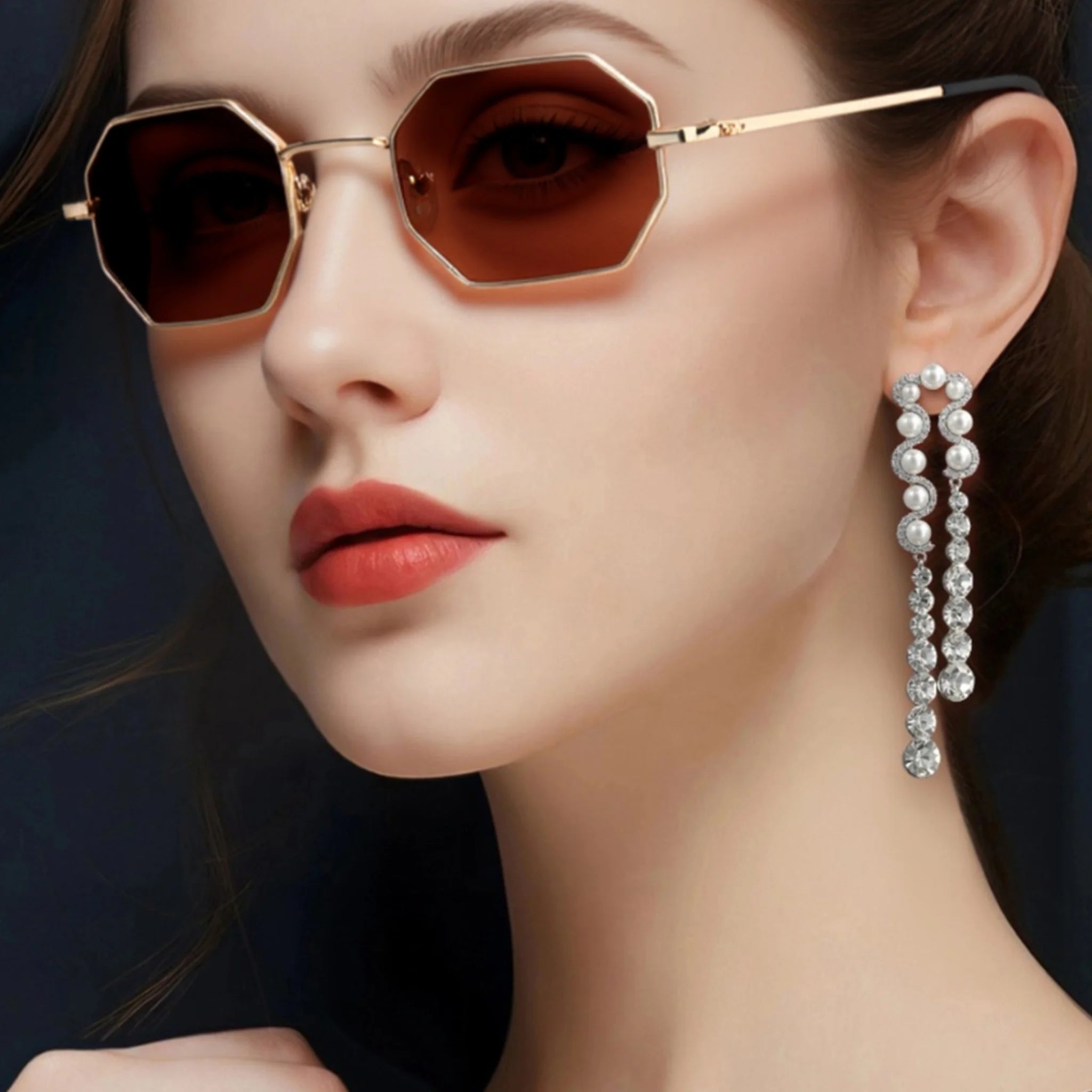 Geometric Metal Sunglasses JT-GLT9311 - Joyiris Eyewear